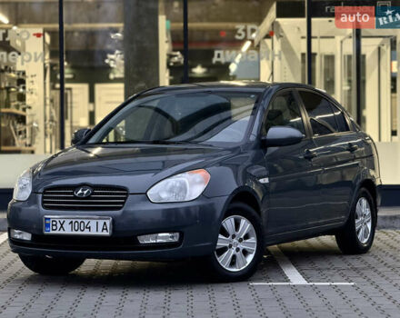 Серый Хендай Акцент, объемом двигателя 1.5 л и пробегом 155 тыс. км за 5200 $, фото 8 на Automoto.ua