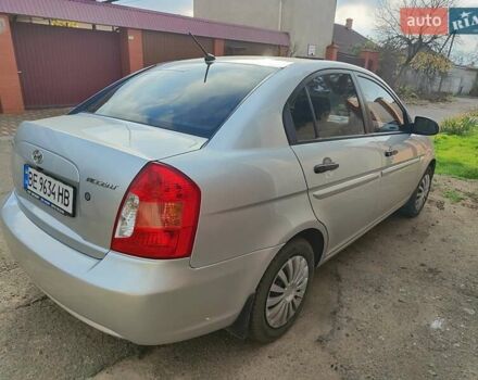 Сірий Хендай Акцент, об'ємом двигуна 1.4 л та пробігом 134 тис. км за 6200 $, фото 1 на Automoto.ua