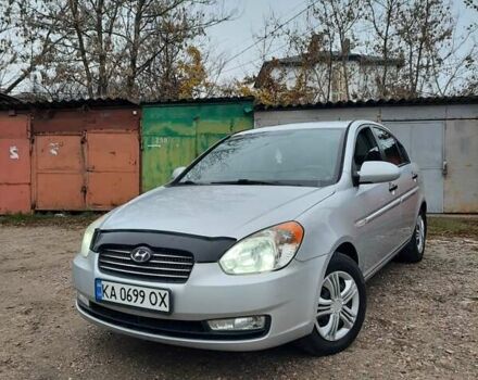 Серый Хендай Акцент, объемом двигателя 1.4 л и пробегом 306 тыс. км за 3950 $, фото 2 на Automoto.ua
