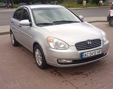 Сірий Хендай Акцент, об'ємом двигуна 1.4 л та пробігом 209 тис. км за 4500 $, фото 3 на Automoto.ua