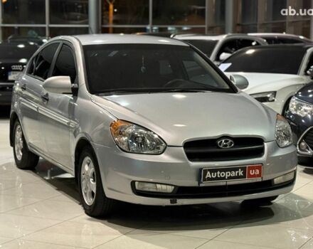 Серый Хендай Акцент, объемом двигателя 1.4 л и пробегом 203 тыс. км за 4990 $, фото 2 на Automoto.ua