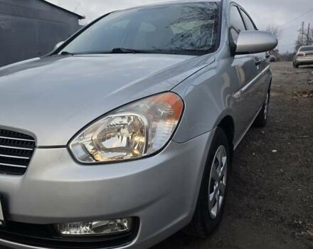 Серый Хендай Акцент, объемом двигателя 1.4 л и пробегом 82 тыс. км за 6600 $, фото 50 на Automoto.ua