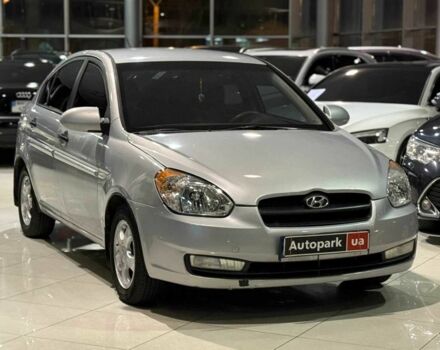 Серый Хендай Акцент, объемом двигателя 1.4 л и пробегом 203 тыс. км за 4990 $, фото 2 на Automoto.ua