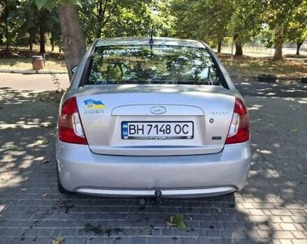 Серый Хендай Акцент, объемом двигателя 1.49 л и пробегом 174 тыс. км за 4300 $, фото 8 на Automoto.ua