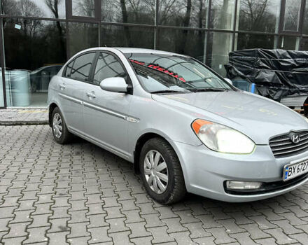 Серый Хендай Акцент, объемом двигателя 1.4 л и пробегом 207 тыс. км за 3850 $, фото 4 на Automoto.ua