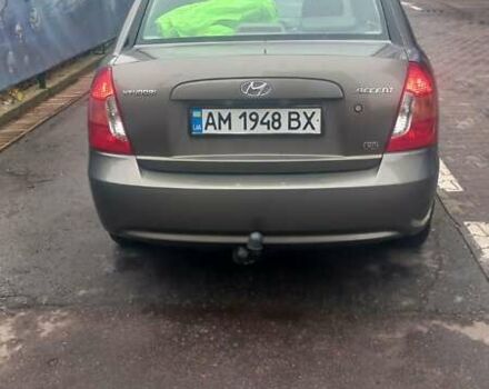 Серый Хендай Акцент, объемом двигателя 1.49 л и пробегом 190 тыс. км за 4800 $, фото 9 на Automoto.ua