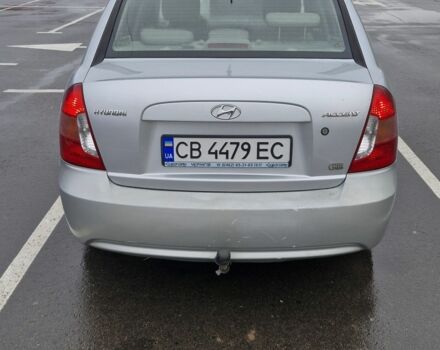 Серый Хендай Акцент, объемом двигателя 1.5 л и пробегом 268 тыс. км за 3400 $, фото 3 на Automoto.ua