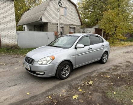 Серый Хендай Акцент, объемом двигателя 1.4 л и пробегом 200 тыс. км за 3500 $, фото 11 на Automoto.ua