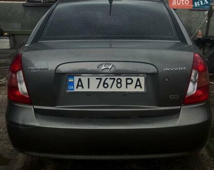 Сірий Хендай Акцент, об'ємом двигуна 1.5 л та пробігом 250 тис. км за 4700 $, фото 1 на Automoto.ua