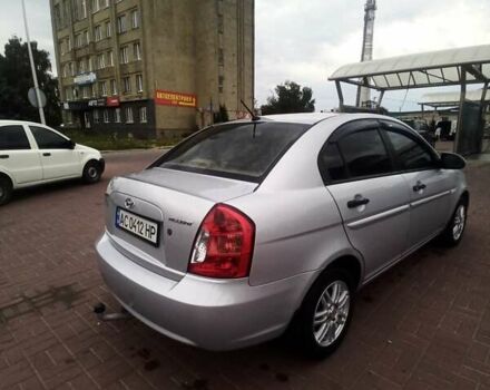 Сірий Хендай Акцент, об'ємом двигуна 1.4 л та пробігом 209 тис. км за 4500 $, фото 4 на Automoto.ua