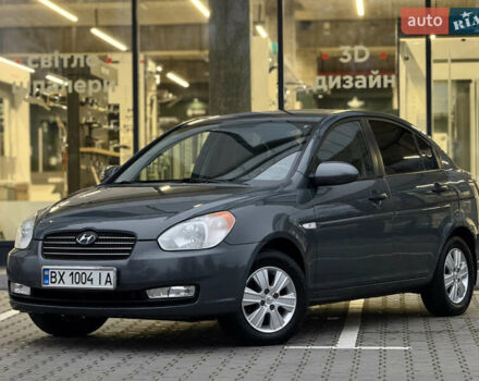 Серый Хендай Акцент, объемом двигателя 1.5 л и пробегом 155 тыс. км за 5200 $, фото 6 на Automoto.ua