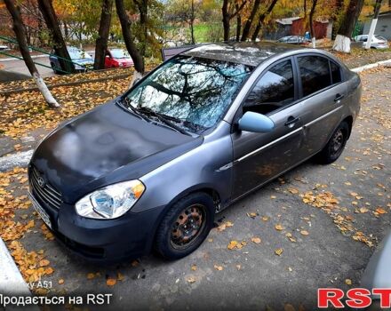 Серый Хендай Акцент, объемом двигателя 1.4 л и пробегом 165 тыс. км за 1850 $, фото 12 на Automoto.ua