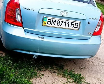 Серый Хендай Акцент, объемом двигателя 1.5 л и пробегом 236 тыс. км за 4800 $, фото 8 на Automoto.ua