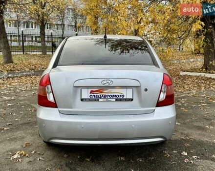 Серый Хендай Акцент, объемом двигателя 1.4 л и пробегом 165 тыс. км за 4990 $, фото 14 на Automoto.ua