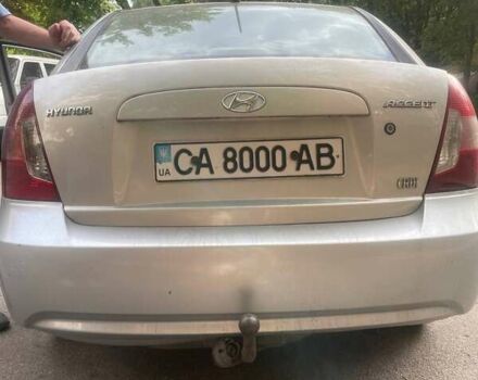 Серый Хендай Акцент, объемом двигателя 1.49 л и пробегом 143 тыс. км за 4000 $, фото 5 на Automoto.ua