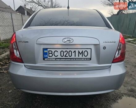Серый Хендай Акцент, объемом двигателя 1.4 л и пробегом 82 тыс. км за 6600 $, фото 5 на Automoto.ua