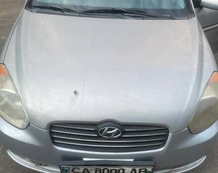 Серый Хендай Акцент, объемом двигателя 1.49 л и пробегом 143 тыс. км за 4000 $, фото 1 на Automoto.ua