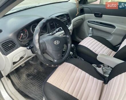 Сірий Хендай Акцент, об'ємом двигуна 1.4 л та пробігом 168 тис. км за 4500 $, фото 8 на Automoto.ua