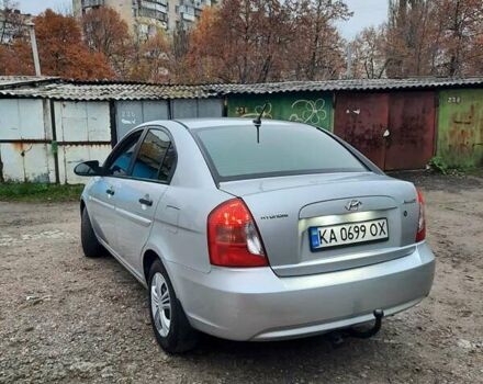 Серый Хендай Акцент, объемом двигателя 1.4 л и пробегом 306 тыс. км за 3950 $, фото 11 на Automoto.ua