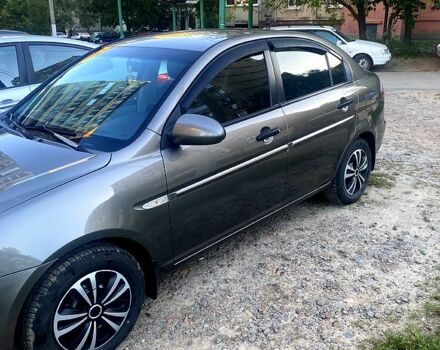 Серый Хендай Акцент, объемом двигателя 1.4 л и пробегом 230 тыс. км за 4800 $, фото 2 на Automoto.ua