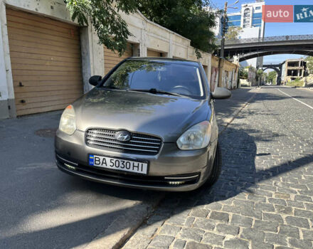 Сірий Хендай Акцент, об'ємом двигуна 1.4 л та пробігом 163 тис. км за 6199 $, фото 9 на Automoto.ua