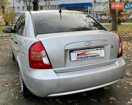 Серый Хендай Акцент, объемом двигателя 1.4 л и пробегом 165 тыс. км за 4990 $, фото 10 на Automoto.ua
