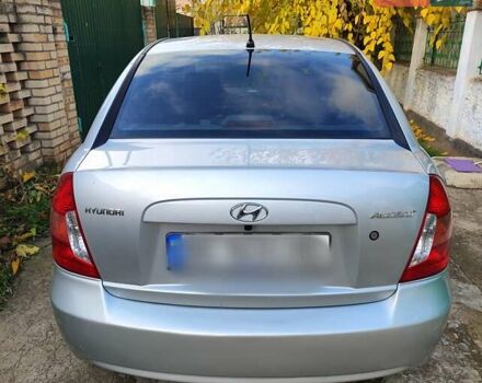 Сірий Хендай Акцент, об'ємом двигуна 1.4 л та пробігом 134 тис. км за 6200 $, фото 3 на Automoto.ua