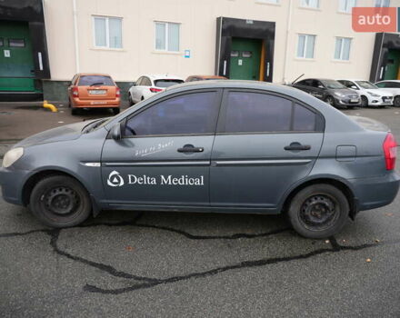 Серый Хендай Акцент, объемом двигателя 1.4 л и пробегом 300 тыс. км за 3312 $, фото 13 на Automoto.ua