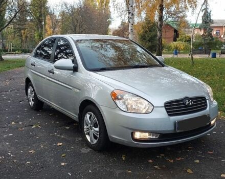 Сірий Хендай Акцент, об'ємом двигуна 1.4 л та пробігом 192 тис. км за 5000 $, фото 3 на Automoto.ua