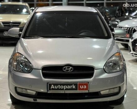 Серый Хендай Акцент, объемом двигателя 1.4 л и пробегом 203 тыс. км за 4990 $, фото 1 на Automoto.ua