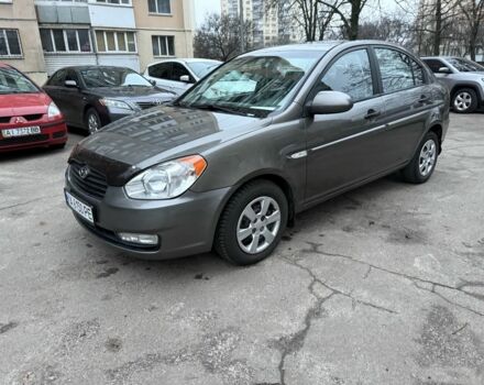 Серый Хендай Акцент, объемом двигателя 1.4 л и пробегом 281 тыс. км за 4900 $, фото 2 на Automoto.ua