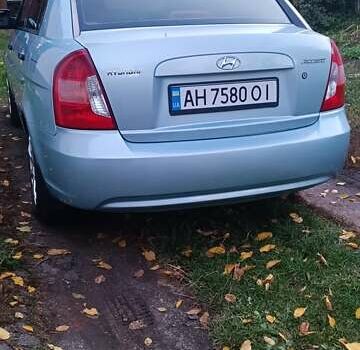 Сірий Хендай Акцент, об'ємом двигуна 1.4 л та пробігом 266 тис. км за 5000 $, фото 2 на Automoto.ua
