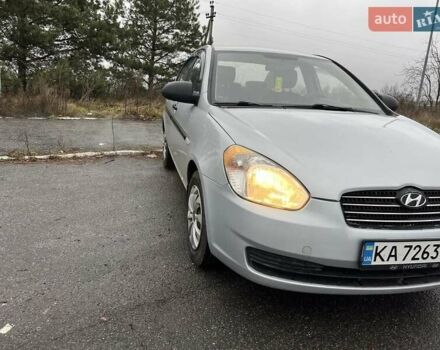 Серый Хендай Акцент, объемом двигателя 1.4 л и пробегом 139 тыс. км за 4500 $, фото 11 на Automoto.ua