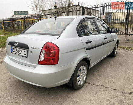 Серый Хендай Акцент, объемом двигателя 1.4 л и пробегом 5 тыс. км за 7500 $, фото 6 на Automoto.ua