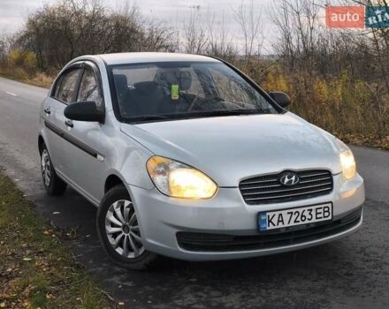 Сірий Хендай Акцент, об'ємом двигуна 1.4 л та пробігом 139 тис. км за 4500 $, фото 1 на Automoto.ua