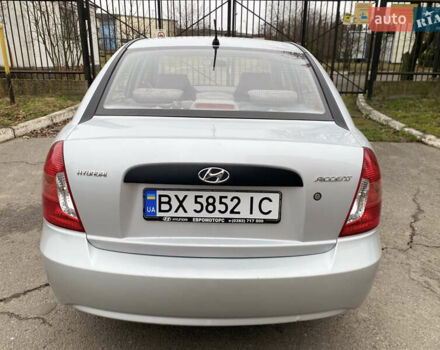 Серый Хендай Акцент, объемом двигателя 1.4 л и пробегом 5 тыс. км за 7500 $, фото 5 на Automoto.ua