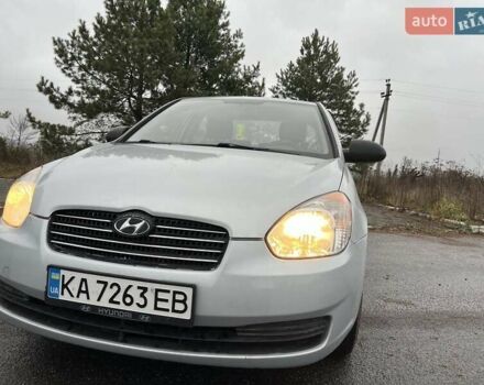 Серый Хендай Акцент, объемом двигателя 1.4 л и пробегом 139 тыс. км за 4500 $, фото 10 на Automoto.ua