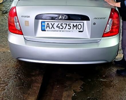 Серый Хендай Акцент, объемом двигателя 1.4 л и пробегом 113 тыс. км за 4600 $, фото 12 на Automoto.ua