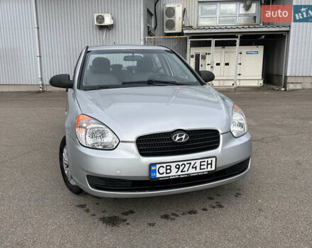 Серый Хендай Акцент, объемом двигателя 1.4 л и пробегом 158 тыс. км за 4300 $, фото 1 на Automoto.ua