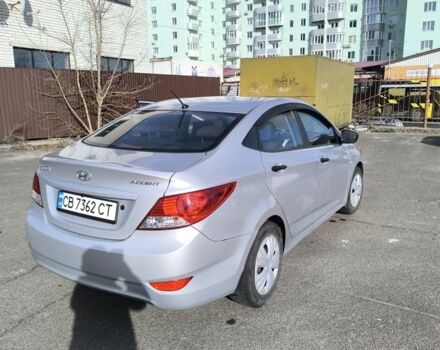 Серый Хендай Акцент, объемом двигателя 1.4 л и пробегом 176 тыс. км за 6500 $, фото 15 на Automoto.ua