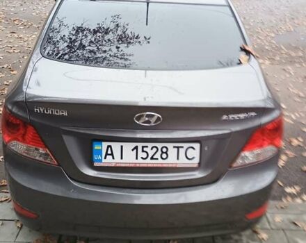 Серый Хендай Акцент, объемом двигателя 1.4 л и пробегом 128 тыс. км за 7150 $, фото 7 на Automoto.ua