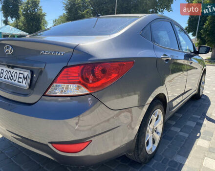 Серый Хендай Акцент, объемом двигателя 1.4 л и пробегом 200 тыс. км за 6950 $, фото 16 на Automoto.ua