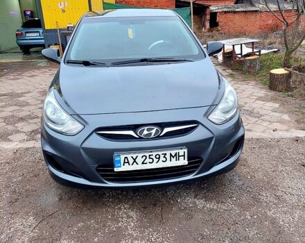 Серый Хендай Акцент, объемом двигателя 1.4 л и пробегом 165 тыс. км за 6500 $, фото 5 на Automoto.ua