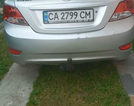 Серый Хендай Акцент, объемом двигателя 1.4 л и пробегом 190 тыс. км за 6300 $, фото 6 на Automoto.ua