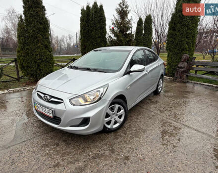 Серый Хендай Акцент, объемом двигателя 1.4 л и пробегом 38 тыс. км за 7700 $, фото 6 на Automoto.ua