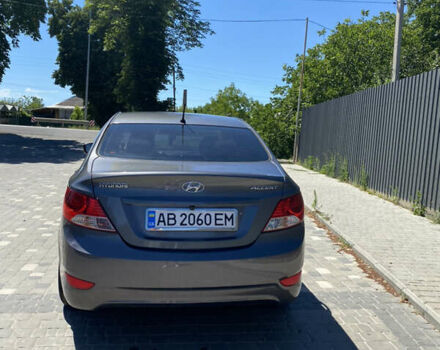 Серый Хендай Акцент, объемом двигателя 1.4 л и пробегом 200 тыс. км за 6950 $, фото 9 на Automoto.ua