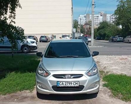 Серый Хендай Акцент, объемом двигателя 1.4 л и пробегом 190 тыс. км за 6300 $, фото 2 на Automoto.ua