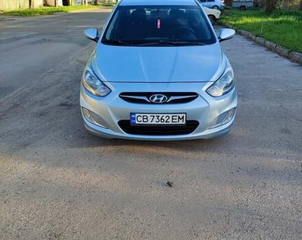 Серый Хендай Акцент, объемом двигателя 1.4 л и пробегом 153 тыс. км за 8700 $, фото 3 на Automoto.ua