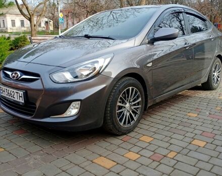 Серый Хендай Акцент, объемом двигателя 1.4 л и пробегом 162 тыс. км за 6700 $, фото 8 на Automoto.ua