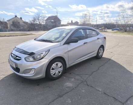 Серый Хендай Акцент, объемом двигателя 1.4 л и пробегом 176 тыс. км за 6500 $, фото 11 на Automoto.ua